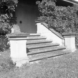 Stairs into Wallalong House, Wallalong, NSW, 1974
