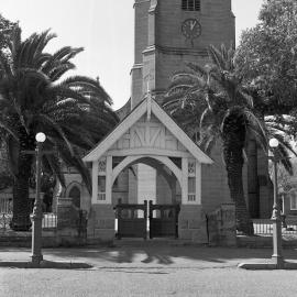 All Saints Anglican Church with the Lychgate in foreground, Singleton, NSW