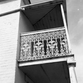Captain’s House showing wrought iron on verandah, Morpeth, NSW
