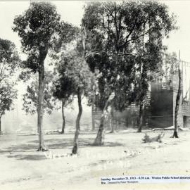 Weston Public School Fire, 21 December 1913