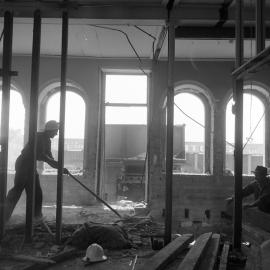 Interior, Dr Hollywood’s house being demolished, High Street, Maitland, NSW, [1960s]