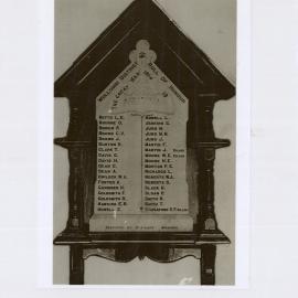Roll of Honour, Wollombi