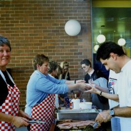 BBQ at Cafe Seaview, Royal Newcastle Hospital, Newcastle, NSW, 26 September 1997