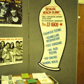 Sexual health display for the Royal Newcastle Hospital's 180th Anniversary Open Day, Newcastle, NSW, 1997