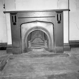 Berry Pomeroy House, fireplace, Berry Park, NSW, June 1974