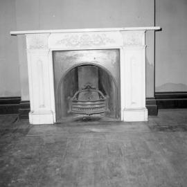 Fireplace, Berry Pomeroy House, Berry Park, NSW, June 1974