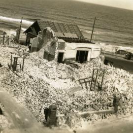 Demolition of the Nurses Home and the Ward 12 store, Royal Newcastle Hospital, Newcastle, NSW