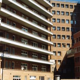 Nickson Wing before the porte cochere was built, Royal Newcastle Hospital, Newcastle NSW, 1996