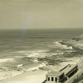 View of Newcastle Beach and Shortland Esplanade from the Royal Newcastle Hospital, Newcastle, NSW