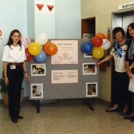 Speech pathology display during the Royal Newcastle Hospital's Health Week, Newcastle, NSW, 1994