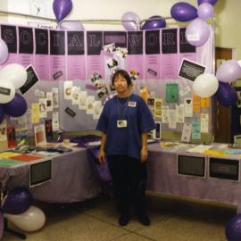 Social work display during Health Week, Royal Newcastle Hospital, Newcastle, NSW, 1994