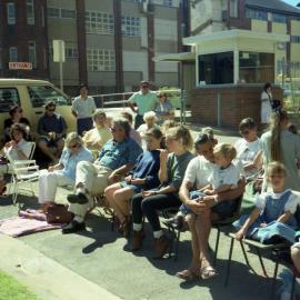 Watching school bands playing at the Royal Newcastle Hospital, Newcastle, NSW, 2 April 1995