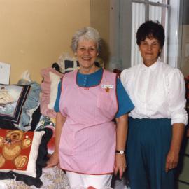 "Pink Ladies", volunteers at the Royal Newcastle Hospital Open Day, held in the Nickson Wing, November 1995