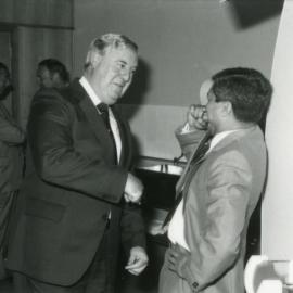 The honourable K J Stewart at the opening of the Computerised Tomographic Scanning Unit at the Royal Newcastle Hospital, 21 November 1980