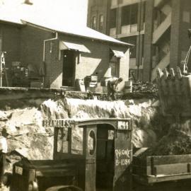 Construction work on the Royal Newcastle Hospital, Newcastle, NSW, [1930]