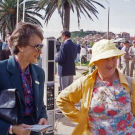 [Deidre Anderson, left], at an ANZAC Day ceremony, Newcastle, NSW