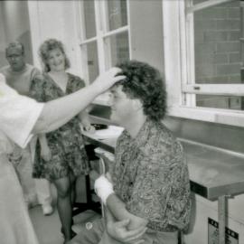 Jane Broadbent and unidentified person, Royal Newcastle Hospital, Newcastle, NSW, [1980s]