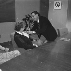 Dr Jack Toohey, third from left, Royal Newcastle Hospital, Newcastle, NSW, [1980s]