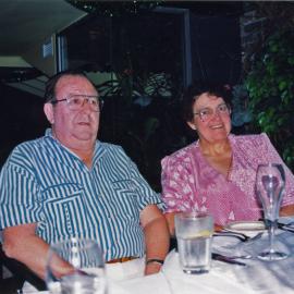 [Anne Schott and] unidentified man, Royal Newcastle Hospital, Newcastle, NSW