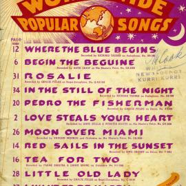 1945 - Chappell album of world-wide popular songs