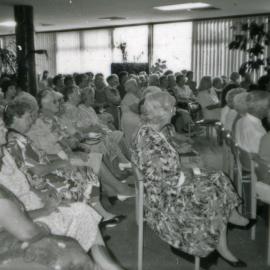 The audience attending a presentation, Royal Newcastle Hospital, Newcastle, NSW