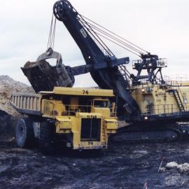 Saxonvale Open Cut - equipment, mid 1990s