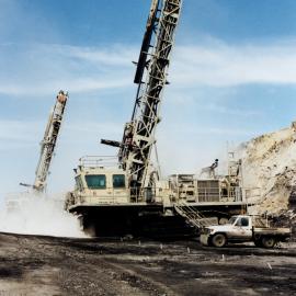 Saxonvale Open Cut - Diesel Drill, early 1990s