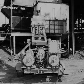 Pit top, Timbering Machine at Northern (Rhondda) Colliery (mid 1960s)
