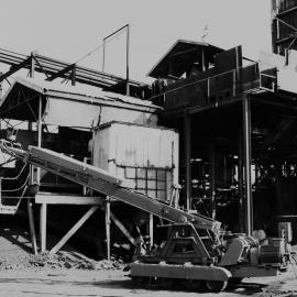 Pit top, Timbering Machine at Northern (Rhondda) Colliery (mid 1960s)
