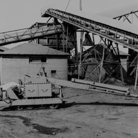 Pit top, Timbering Machine at Northern (Rhondda) Colliery (mid 1960s)