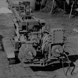 Pit top, Timbering Machine at Northern (Rhondda) Colliery (mid 1960s)