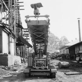 Pit top, Timbering Machine at Northern (Rhondda) Colliery (mid 1960s)