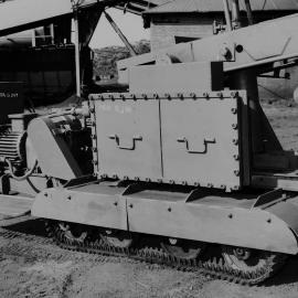 Pit top, Timbering Machine at Northern (Rhondda) Colliery (mid 1960s)