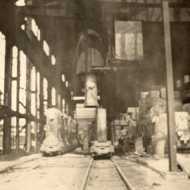 Ingots at the BHP Steel Works, Newcastle, NSW, Australia [n.d.]