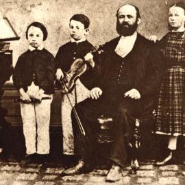 Victoria Theatre, Newcastle, NSW, Australia, 1876.