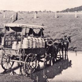 Horse-Drawn Cream Cart, Newcastle, NSW, Australia [c.1920s]