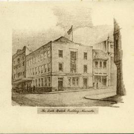 South British Insurance Building Company Ltd, Christmas card, Newcastle, NSW