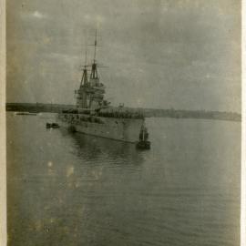 Italian battle ship, Taranto, during World War I