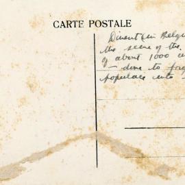 Les massacres de Dinant (verso)