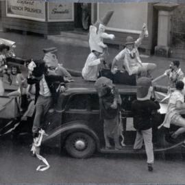 Student celebrations, Newcastle Teachers' College, NSW, Australia - 1958