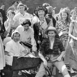 Student celebrations, Newcastle Teachers' College, NSW, Australia - 1958