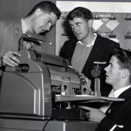 Student Newspaper Club, Newcastle Teachers' College, NSW, Australia - 1958