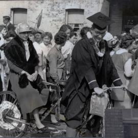 Student celebrations, Newcastle Teachers' College, NSW, Australia - 1958