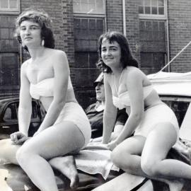 Student celebrations, Newcastle Teachers' College, NSW, Australia - 1958