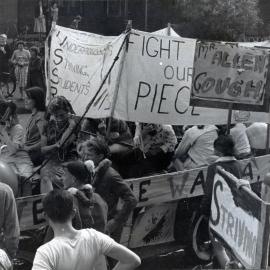 Student celebrations, Newcastle Teachers' College, NSW, Australia - 1958
