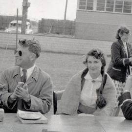 Judging-Scoring Table. A photograph from the Newcastle Teachers' College, NSW, Australia 1957 Album