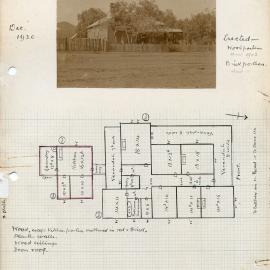 Plan of the Rectory, situated in Gundy, NSW, Australia