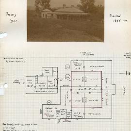 Plan of the Rectory, situated in Gresford, NSW, Australia