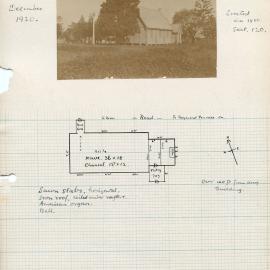 Plan of St. Saviour's Church, situated in Miller's Forest, NSW, Australia