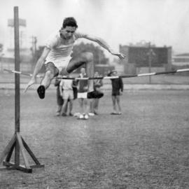 Max Dobbie - High Jump, , Newcastle Teachers' College, NSW, Australia - 1953